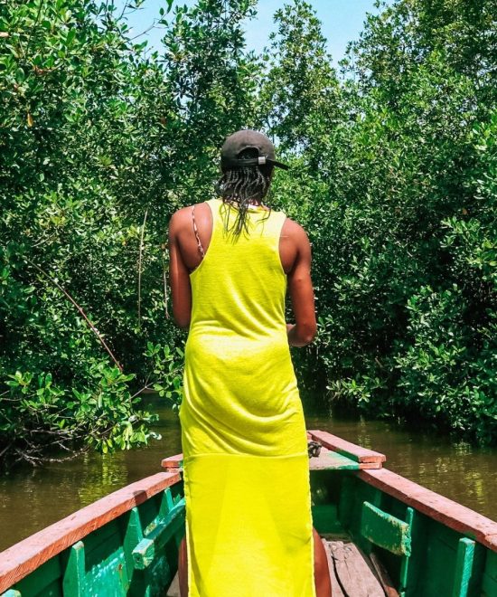 Visite guidée d'Assinie en bateau